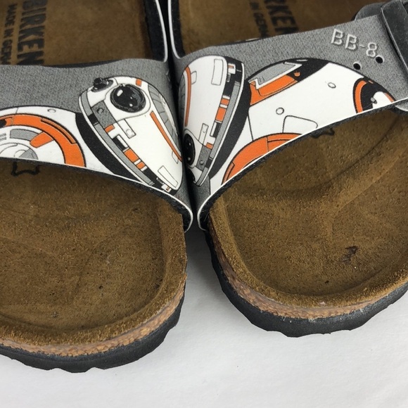 NEW Limited Edition Birkenstock Arizona Star Wars BB8 Kids Sandals - Picture 11 of 14